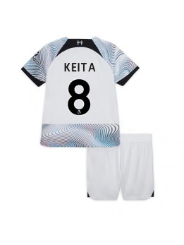 Liverpool Naby Keita #8 Auswärts Trikotsatz für Kinder 2022-23 Kurzarm (+ Kurze Hosen)